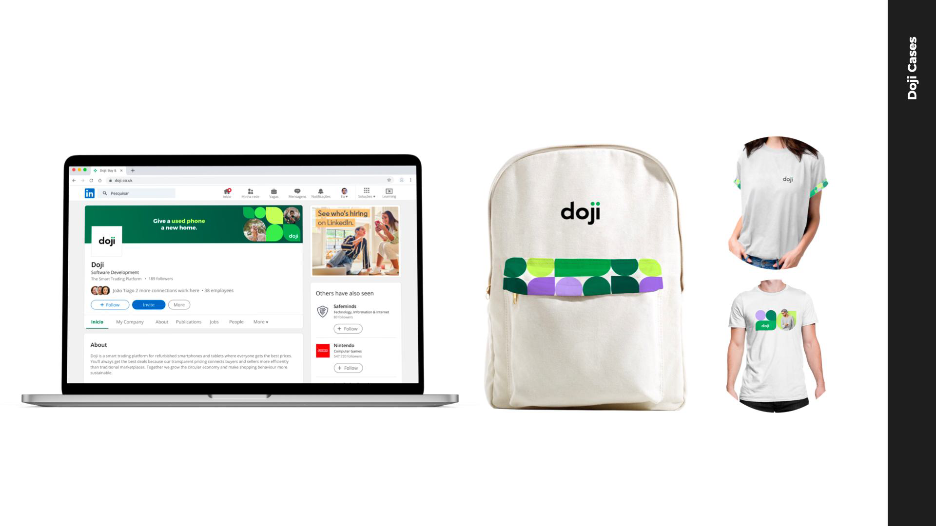 Doji merchandise and web